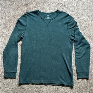 Men’s forest green thermal